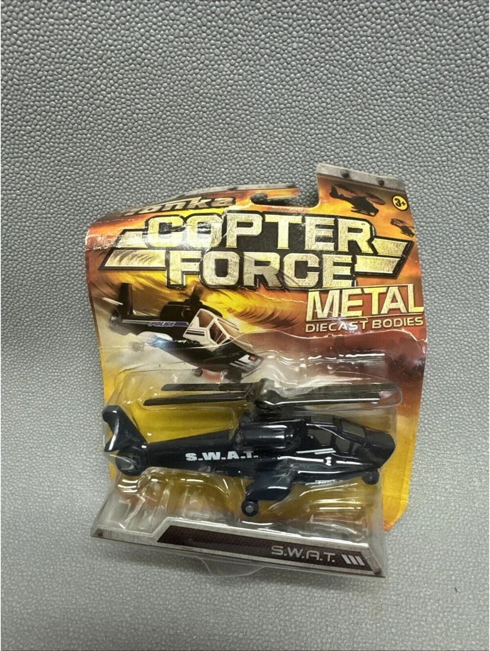 Tonka Metal SWAT Team Helicopter Lot Of 3 Copter Force 1/64 S.W.A.T. Not Mint